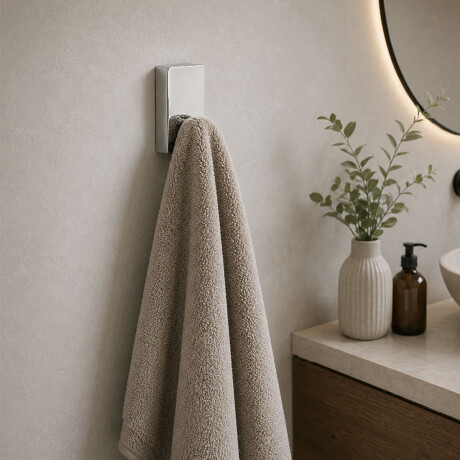 PERCHA ACCESORIO DE BAÑO METAL LATÓN CROMO BRILLO CROMO