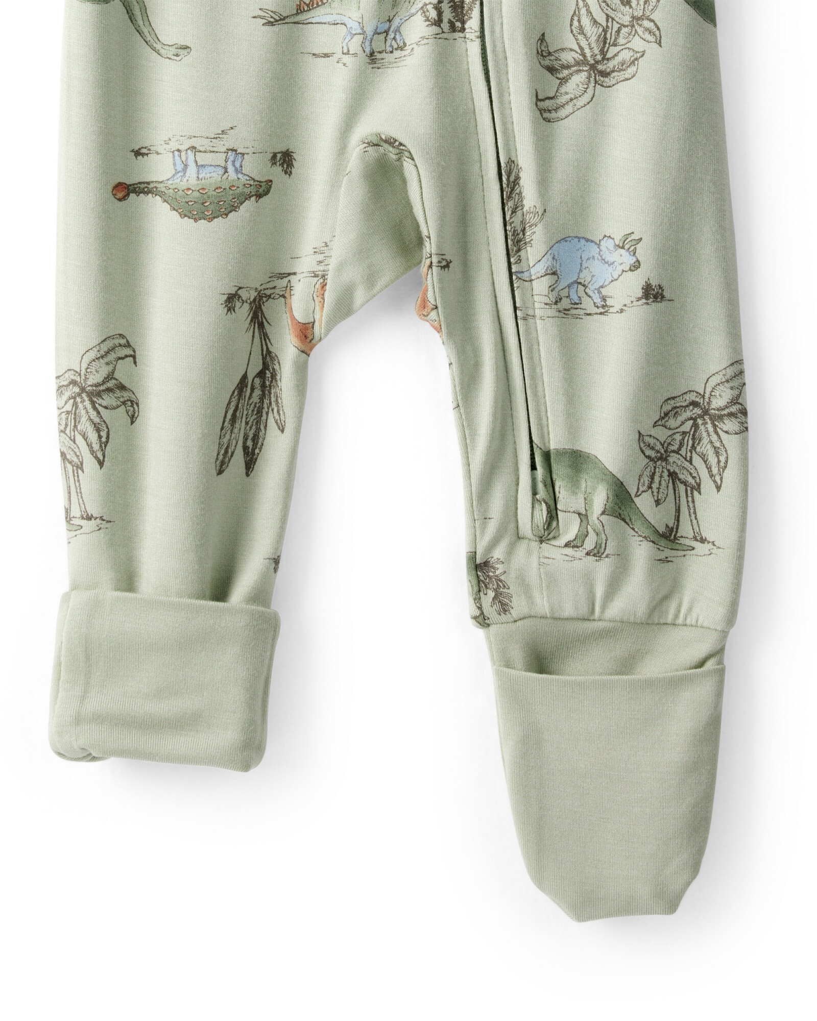 Pijama una pieza de viscosa Ecovero, puños plegables, línea Purelysoft Sin color