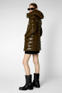 HOODED COAT MARJORIE Verde