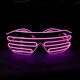 Lentes Led con Control Fucsia /Violeta