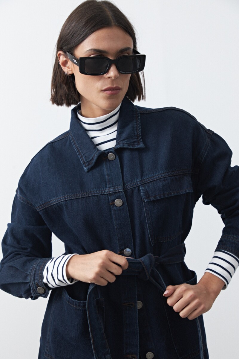 SOBRECAMISA SALINAS Indigo