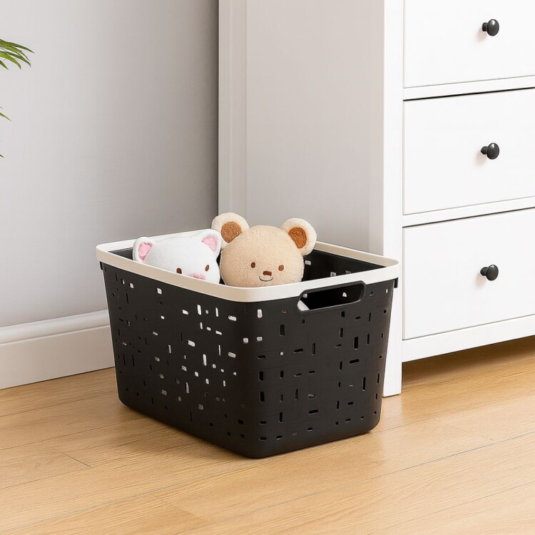 CESTO CANASTO ORGANIZADOR 27X18X14CM CESTO CANASTO ORGANIZADOR 27X18X14CM