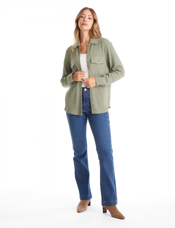 Sobrecamisa Texturada VERDE