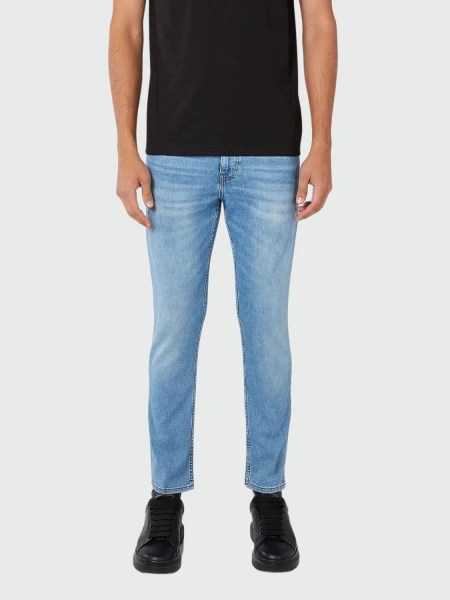 Hugo Boss - Jeans slim fit en denim elastizado, DELANO Azul