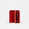 Billetera Penny en efecto cuero Rojo