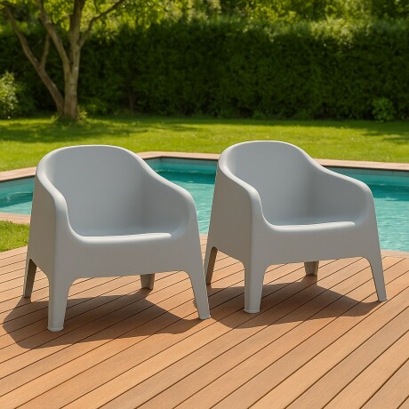Set x2 Sillón Skarpo GRIS