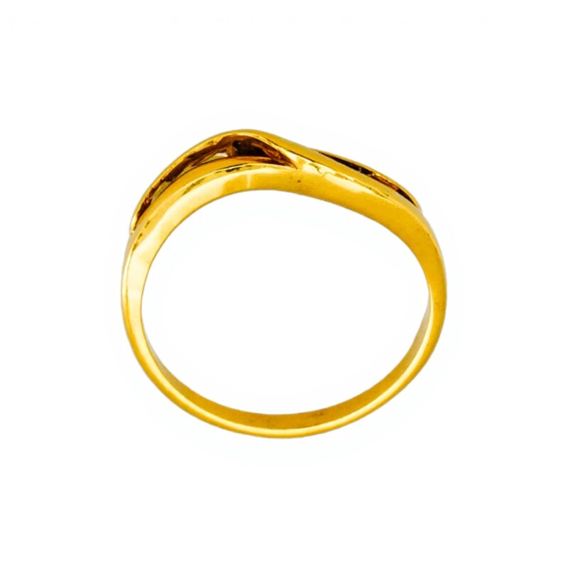Anillo-Oro bajo-Piedra Zirconia-AN8039 conpiedra