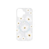 Protector para iPhone 17 diseño de flores color blanco Protector Para Iphone 17 Diseño De Flores Color Blanco