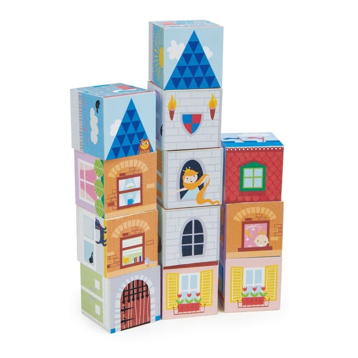 Juguete Bloque De Madera Casa De Ensueño Tender Leaf Toys 