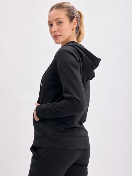 Chaqueta deportiva Básica Negra