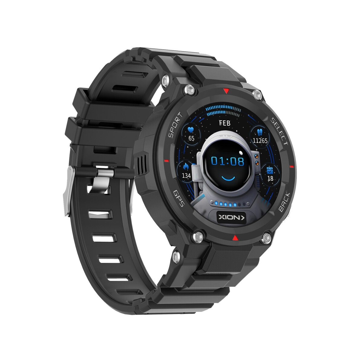 Reloj Smartwatch XION X-WATCH99 1.3' Bluetooth - Black 