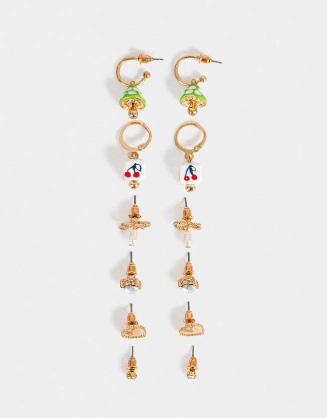 Aros Sets Cerámica Set De Aros De Cerámica - Dorado