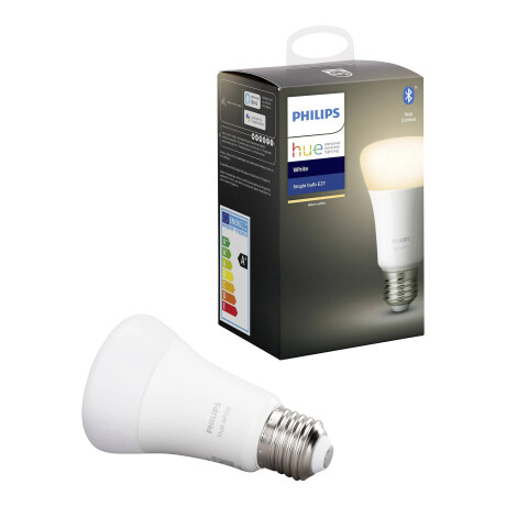 Philips Hue - Lámpara Led Inteligente 929001821602 - 9W. Blanco. A60. E27. 001