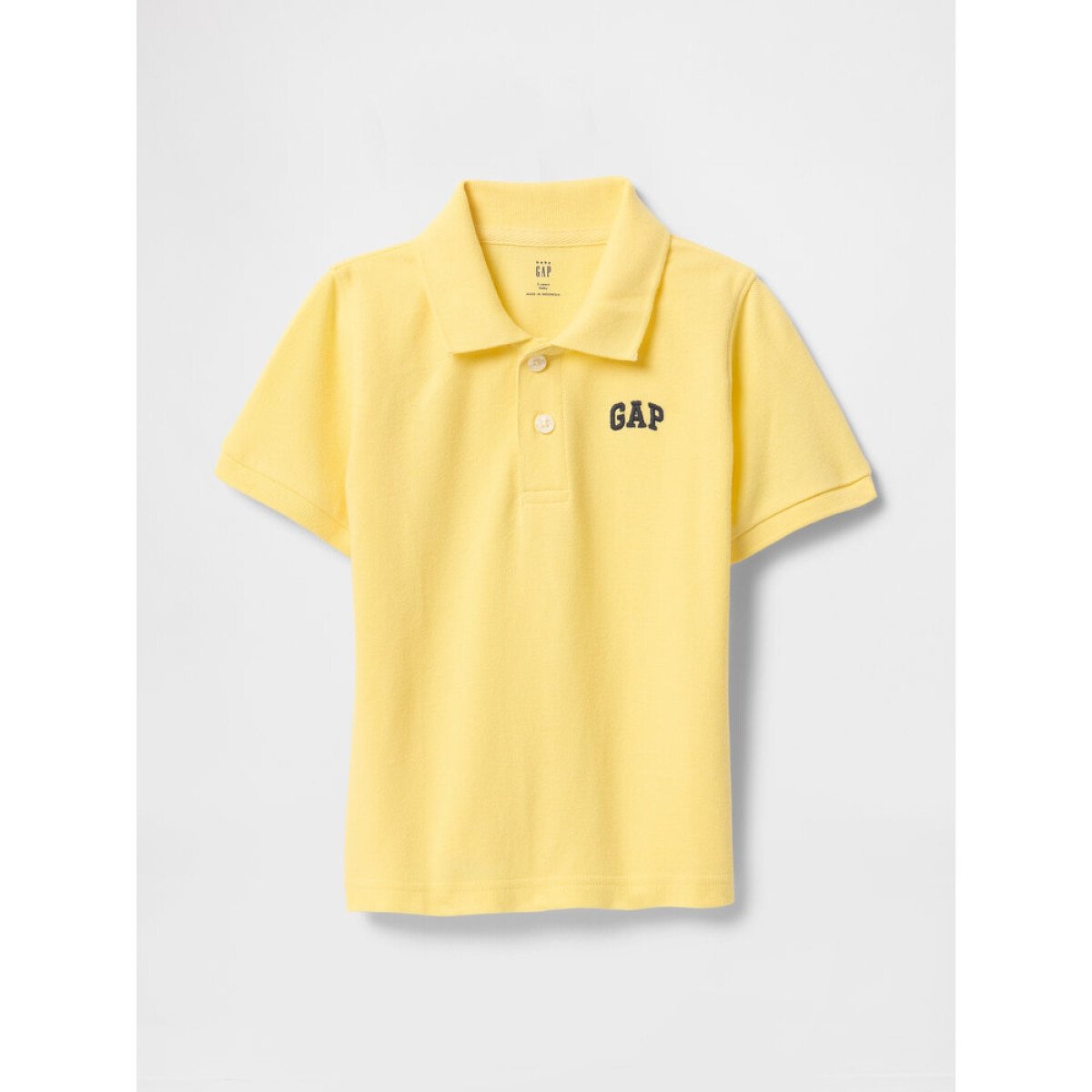 V-FRCH LOGO SS PIQUE POLO - PALE BANANA 12-0824TCX 