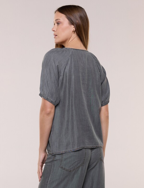 Blusa Denim GRIS