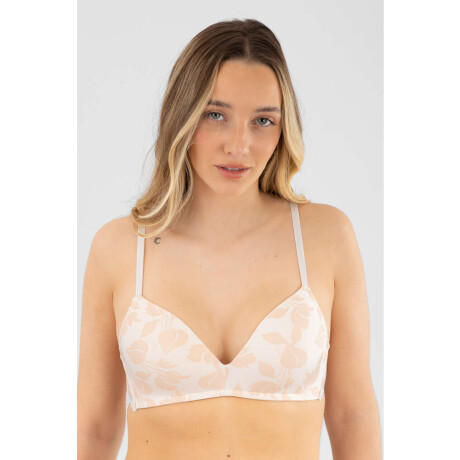 Soutien triangulo prefromado verbena Beige