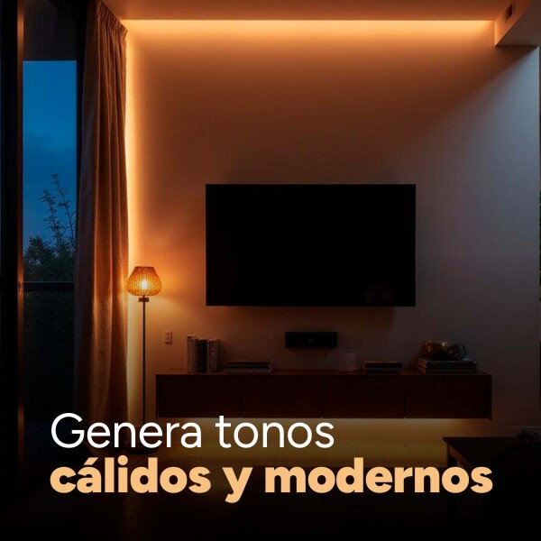 Tira Cinta Luces Led Rgb 5 Metros USB + Control + Bluetooth® Diseño Colores