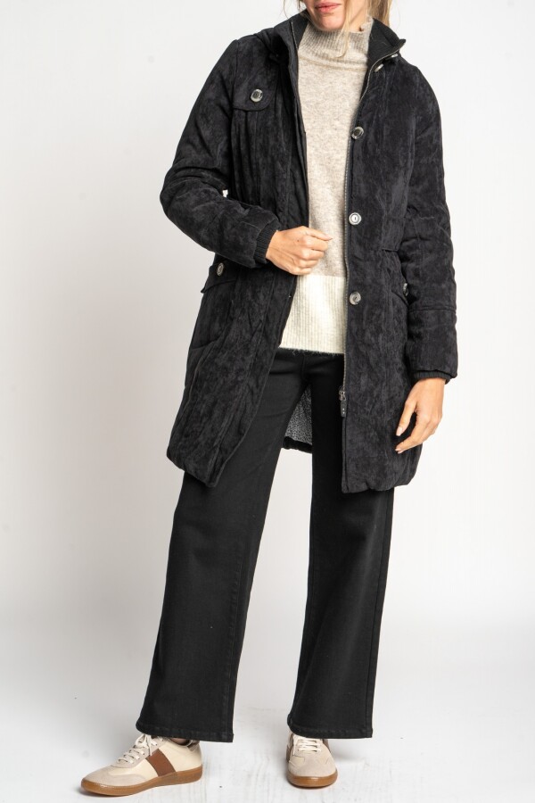 Tapado Corduroy Negro