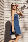 VESTIDO BILLIE MINI DENIM BLUE VESTIDO BILLIE MINI DENIM BLUE