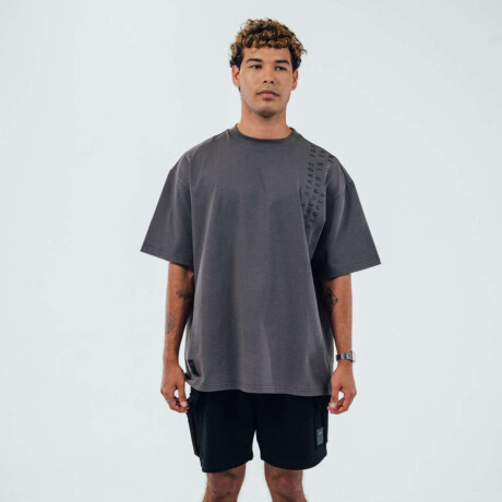 Remera KicksLab de Hombre Gris