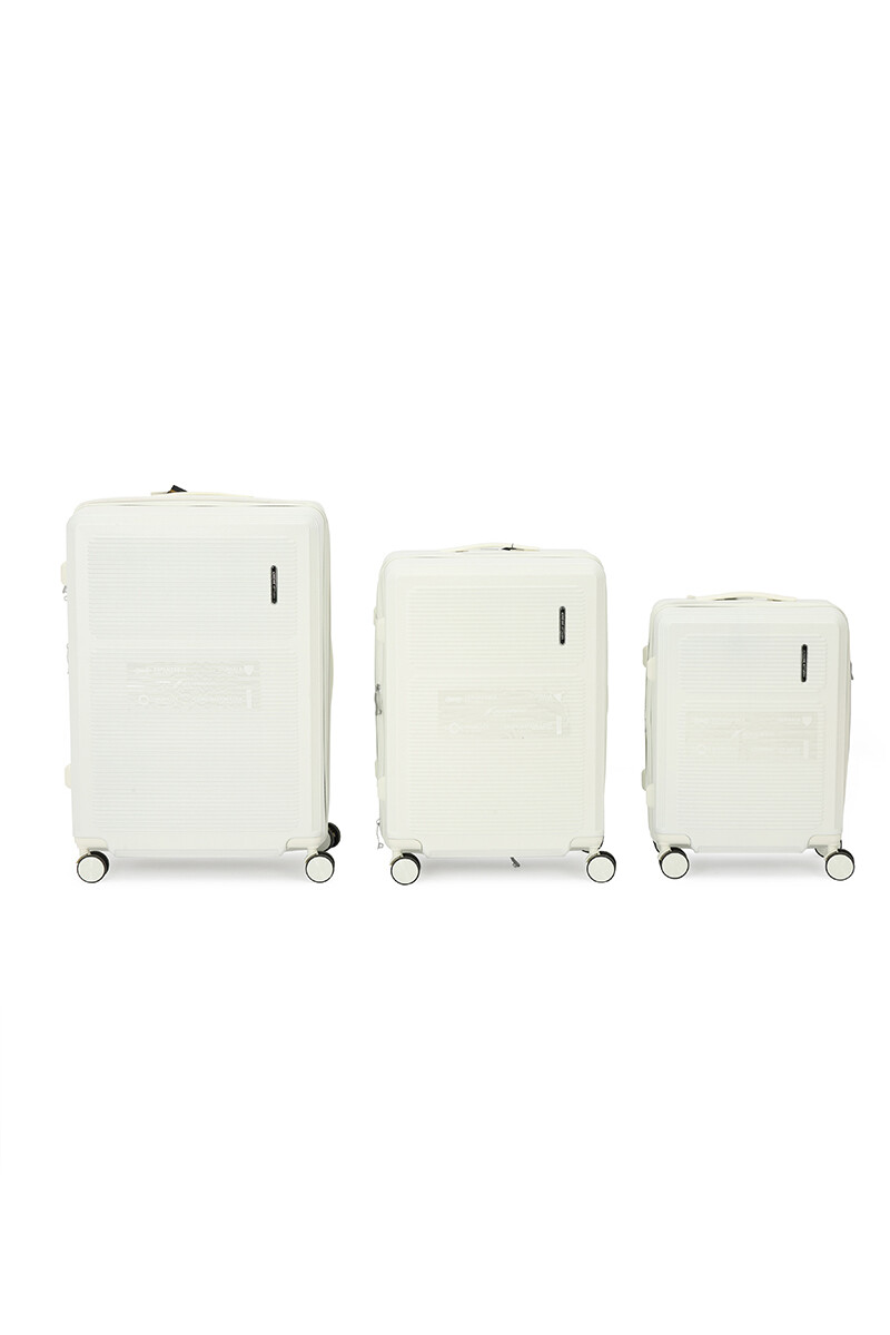 Valija rígida Canva Crudo