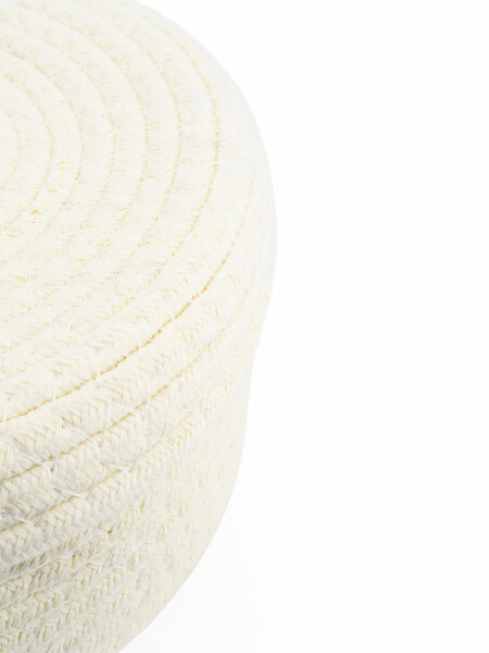 CESTO ZIGGY CON TAPA BEIGE