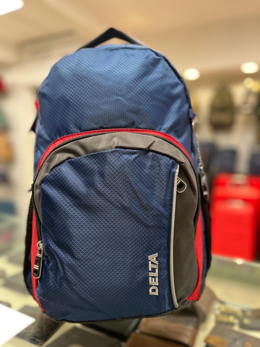 Mochila 17" Delta con gris - Azul 