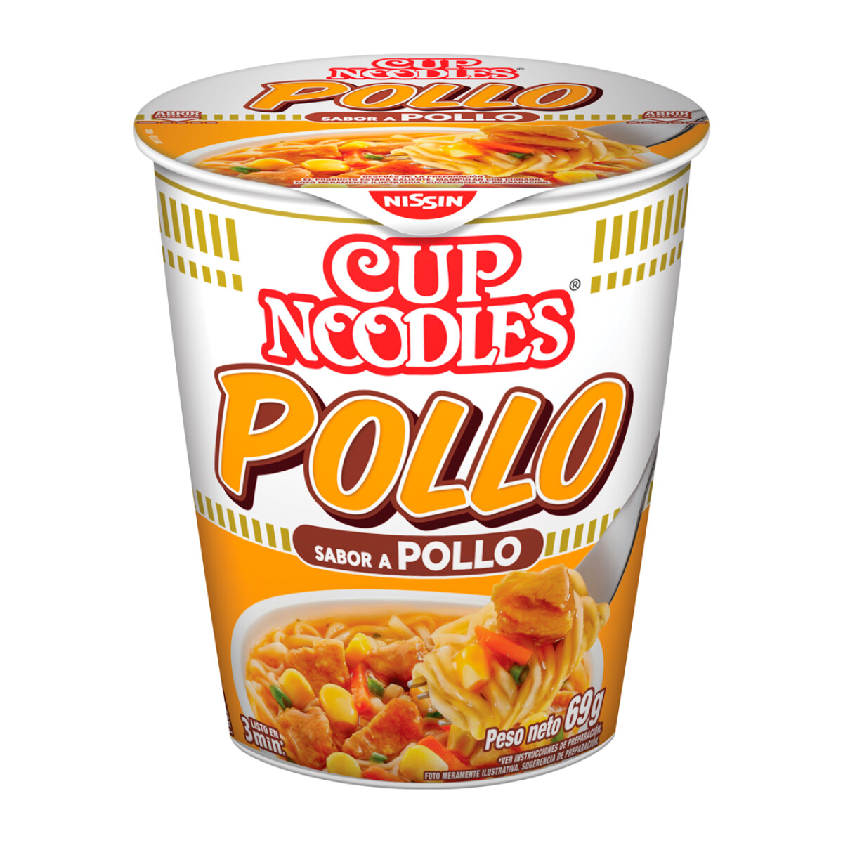 Sopa en Vaso Nissin Cup Noodles 69 G - POLLO 