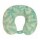Almohada Viaje p/Cuello Forma U Relleno Espuma Viscoelástica Verde