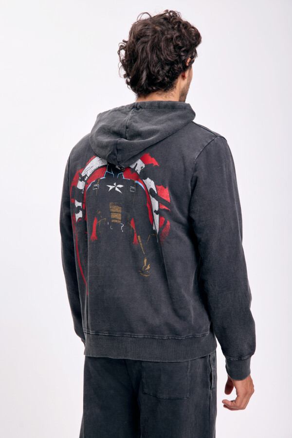Canguro deportivo Marvel Gris Oscuro