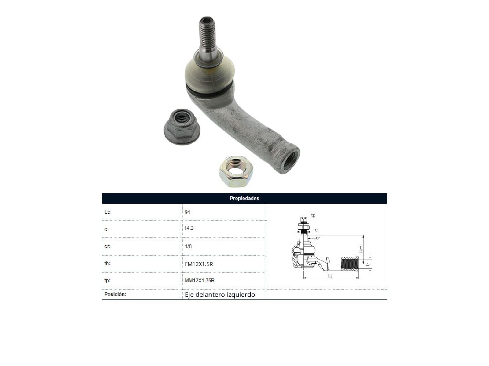 Puntero Ford Ka/Ecosport/Fiesta 05-25 Izq 
