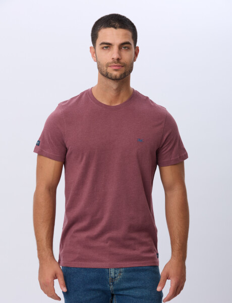REMERA DE ALGODÓN Bordo