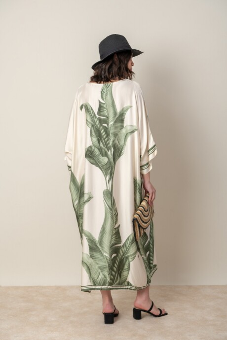 VESTIDO PALMA Verde seco