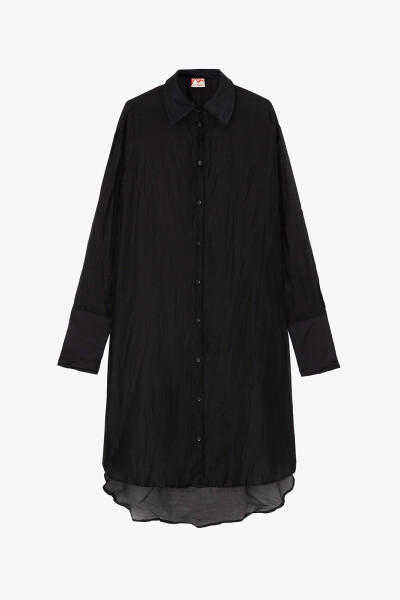 CAMISA ARRUGADA Negro