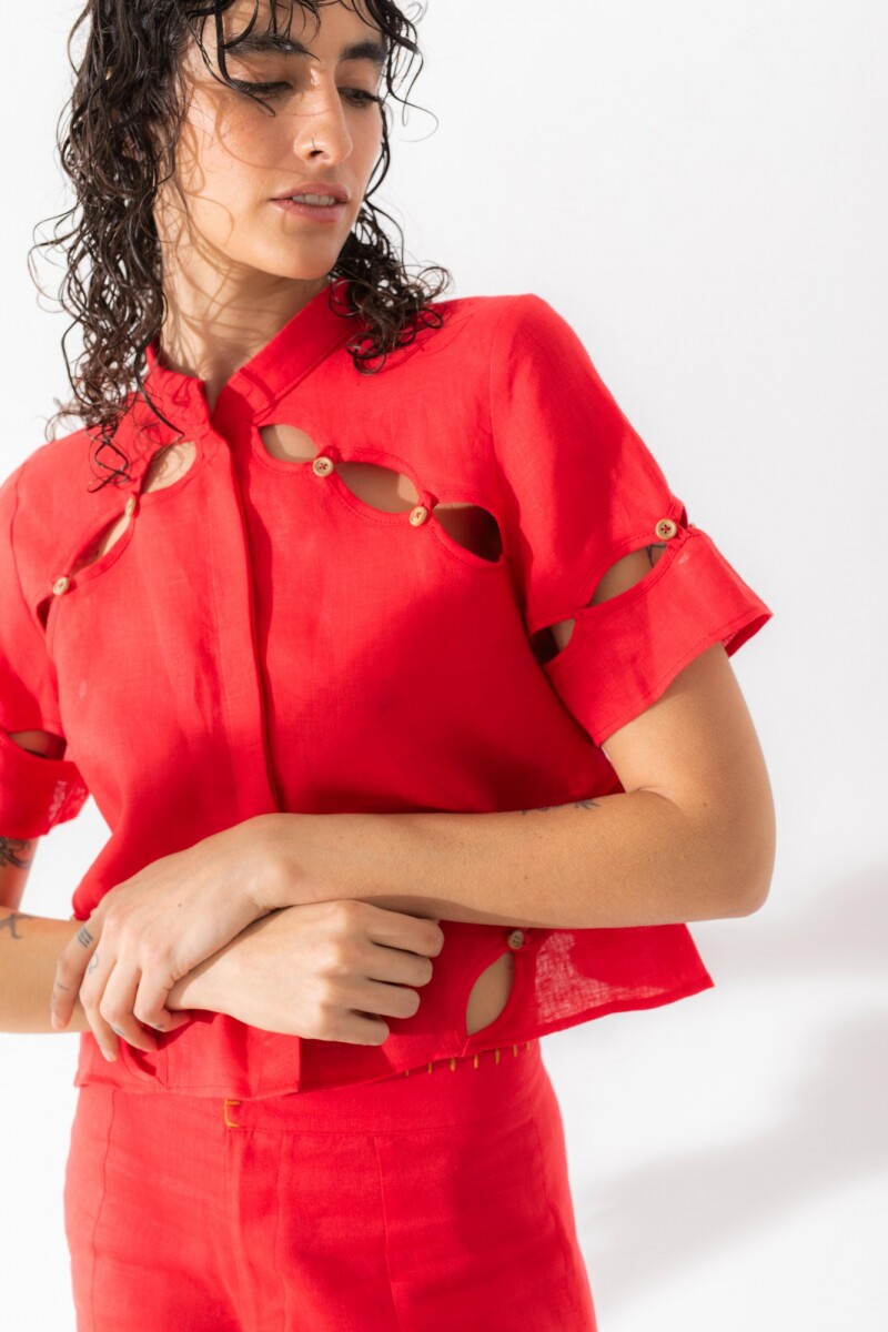 Blusa Aura - Rojo 