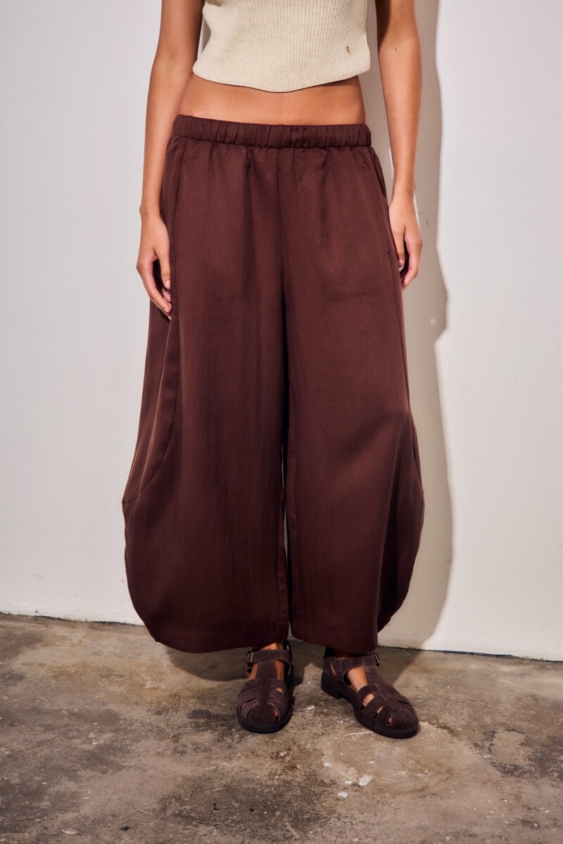 Babucha Lyocell - Marron 