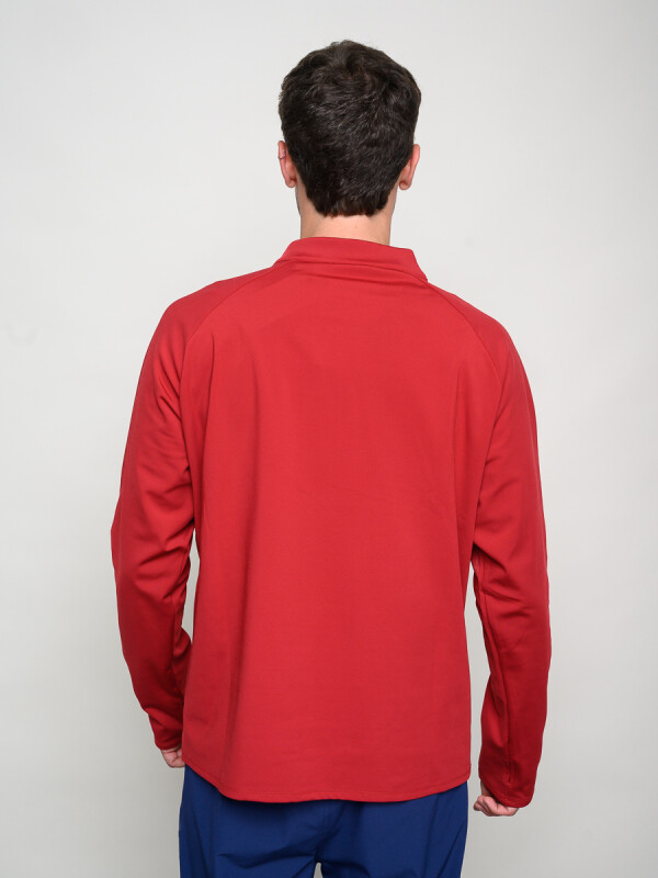 BUZO MEDIO CIERRE POLYTRAINING Nacional Hombre Beige, ordeaux, Rojo