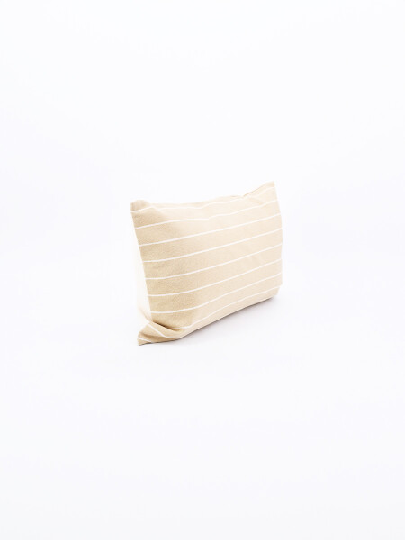 FUNDA DE ALMOHADON TEGAL LINEAS BEIGE (V)