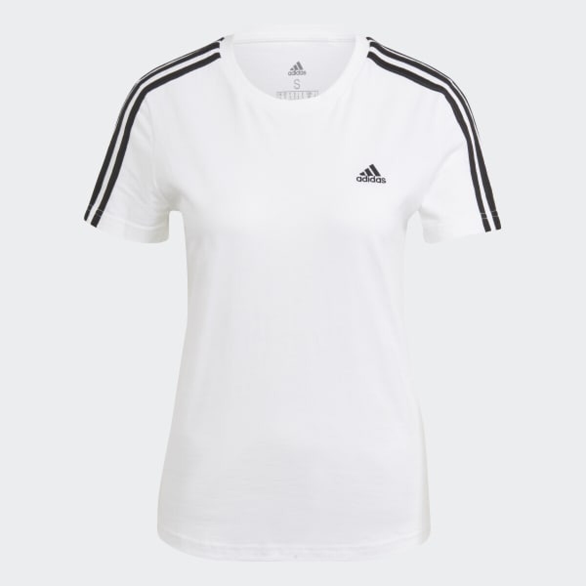 Remera Adidas Dama W3ST White/Black - S/C 