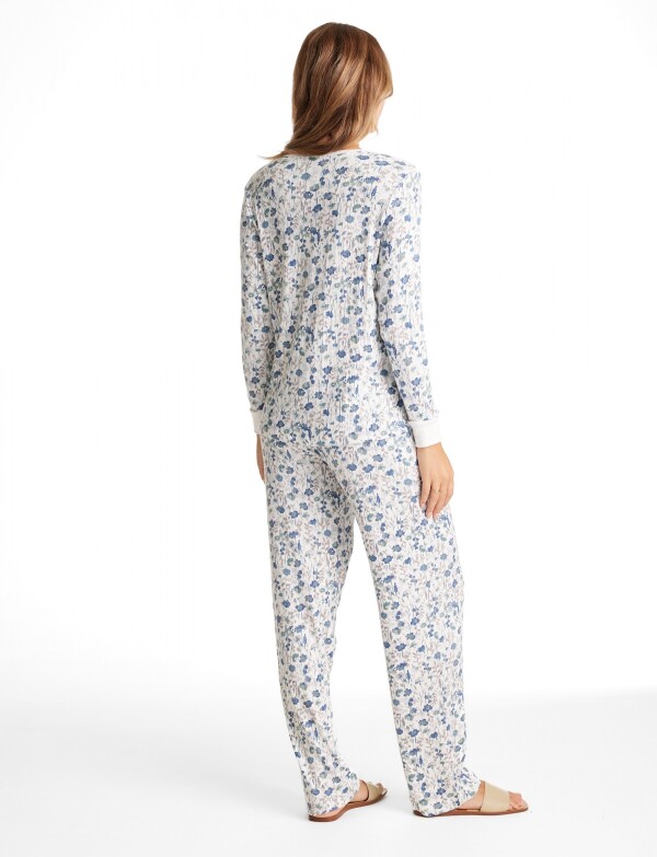 Pijama Con Pantalon BLANCO/MULTI