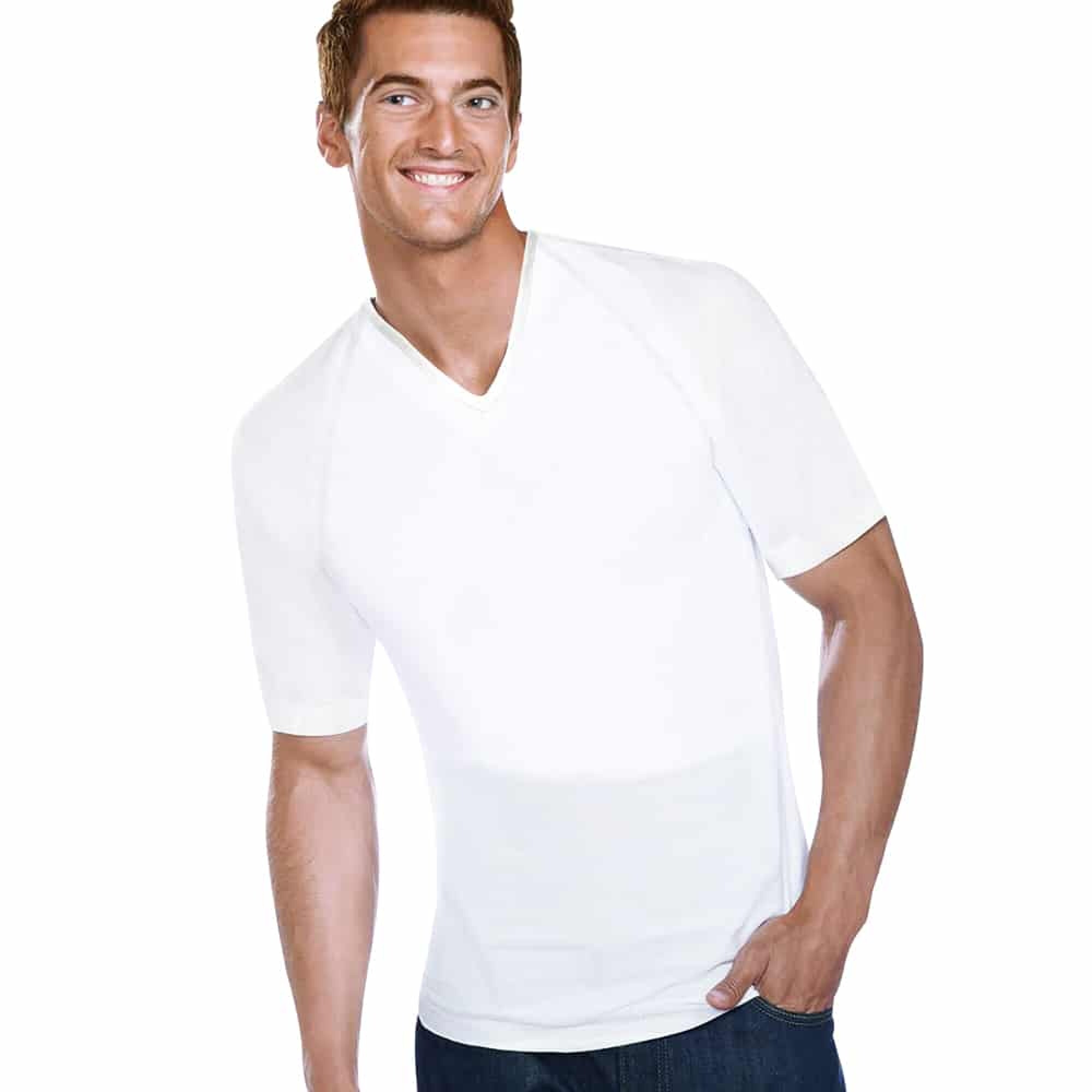 Camiseta Moldeadora Tone Me-N - Blanco — Teleshopping
