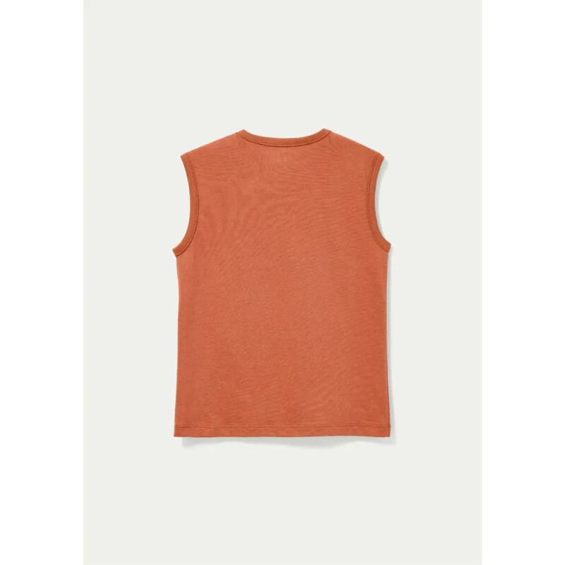 CAMISETA REGATA MASC LARANJA ESCURO