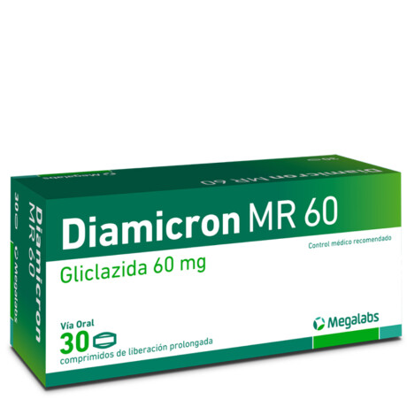 Diamicron MR 60mg 30 Comprimidos Diamicron MR 60mg 30 Comprimidos