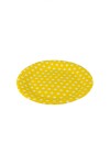 Plato 18 cm. diametro paquete x 10 AMARILLO LUNARES