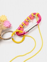 Llavero Charm Oso Con Auriculares multicolor