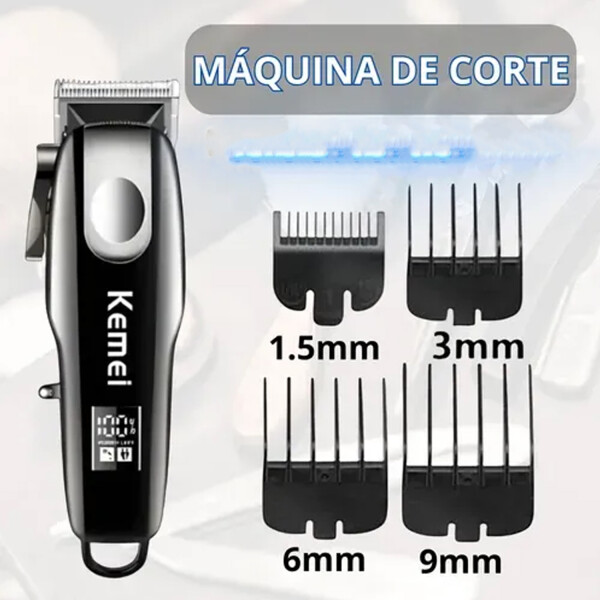 Set Cortapelo/barba/rasuradora Kemei Km8531 SET CORTA PELO/BARBA/RASURA KEMEI KM8531
