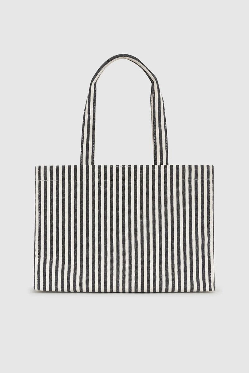 BOLSO LARA RAYAS Blanco