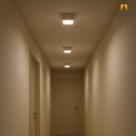 Aplique spot led Cubo chato 8w móvil Dimerizable 2700K BLANCO