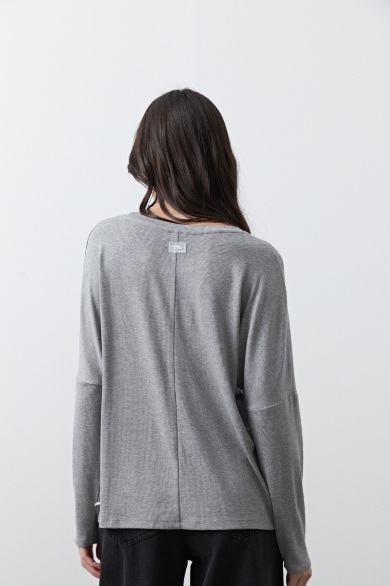 REMERA VALERIE Gris Melange