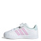Championes de Niños Adidas Championes Streettalk Velcro Blanco - Rosado